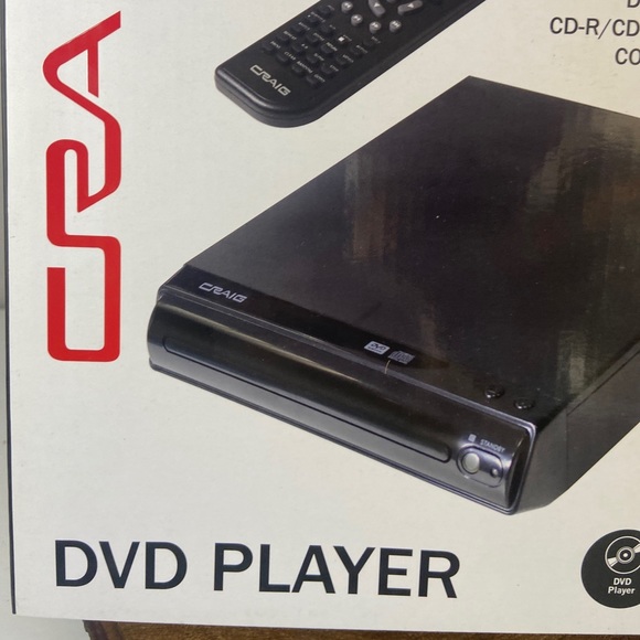 Craig CVD512A Compact DVD Player w/ Remote DVD/DVD-R/DVD-RW/JPEG/CD-R/CD-RW/CD - Picture 2 of 12